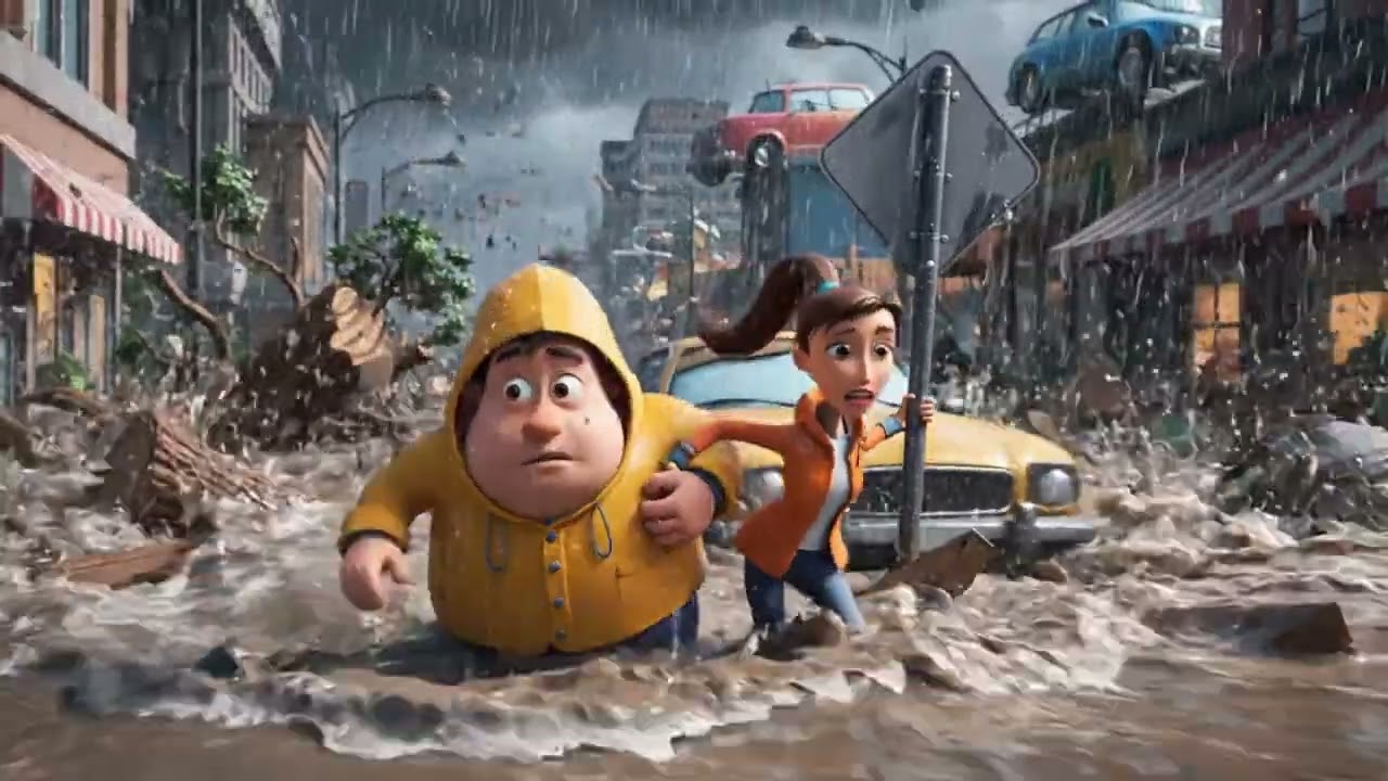 From Food War to Natural Disaster 🌪️ | Animal Rescue Team Saves the Town