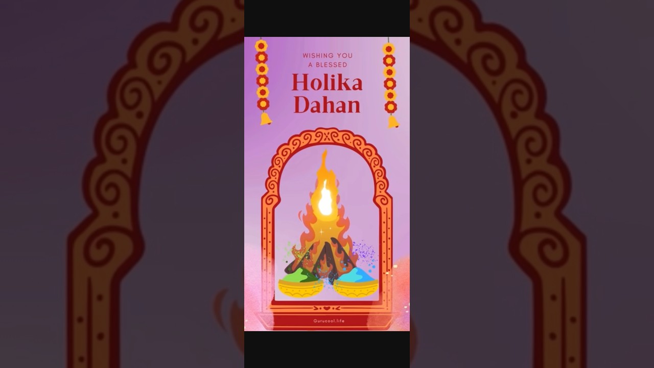 Happy holi🔥🔥Holika dahan #holi #holidahan #viralvideo #shorts #shortfeed #virdavan #trending