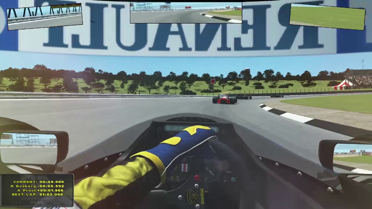 rFactor2: F1 1986 AI testing