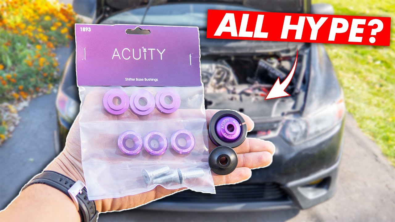 Установка и проверка втулок троса переключения передач и основания Acuity (Civic Si 8-го поколени...