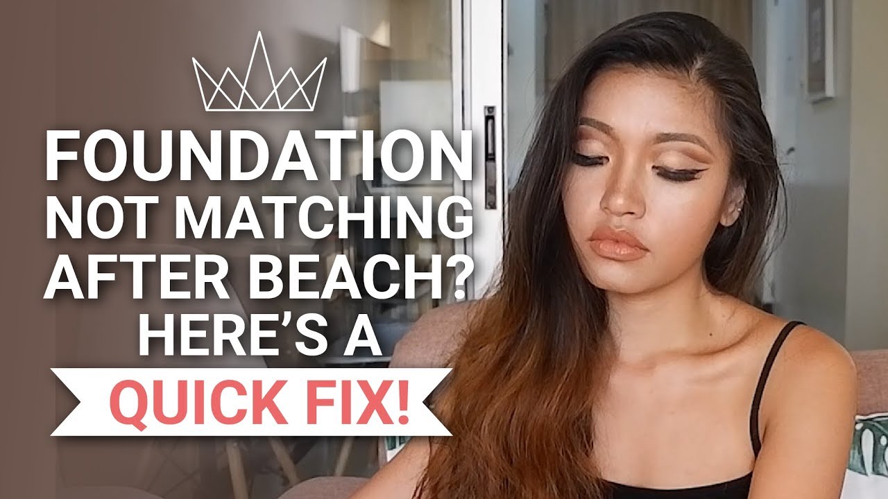 Beach Tan Foundation Fix | Cut Crease