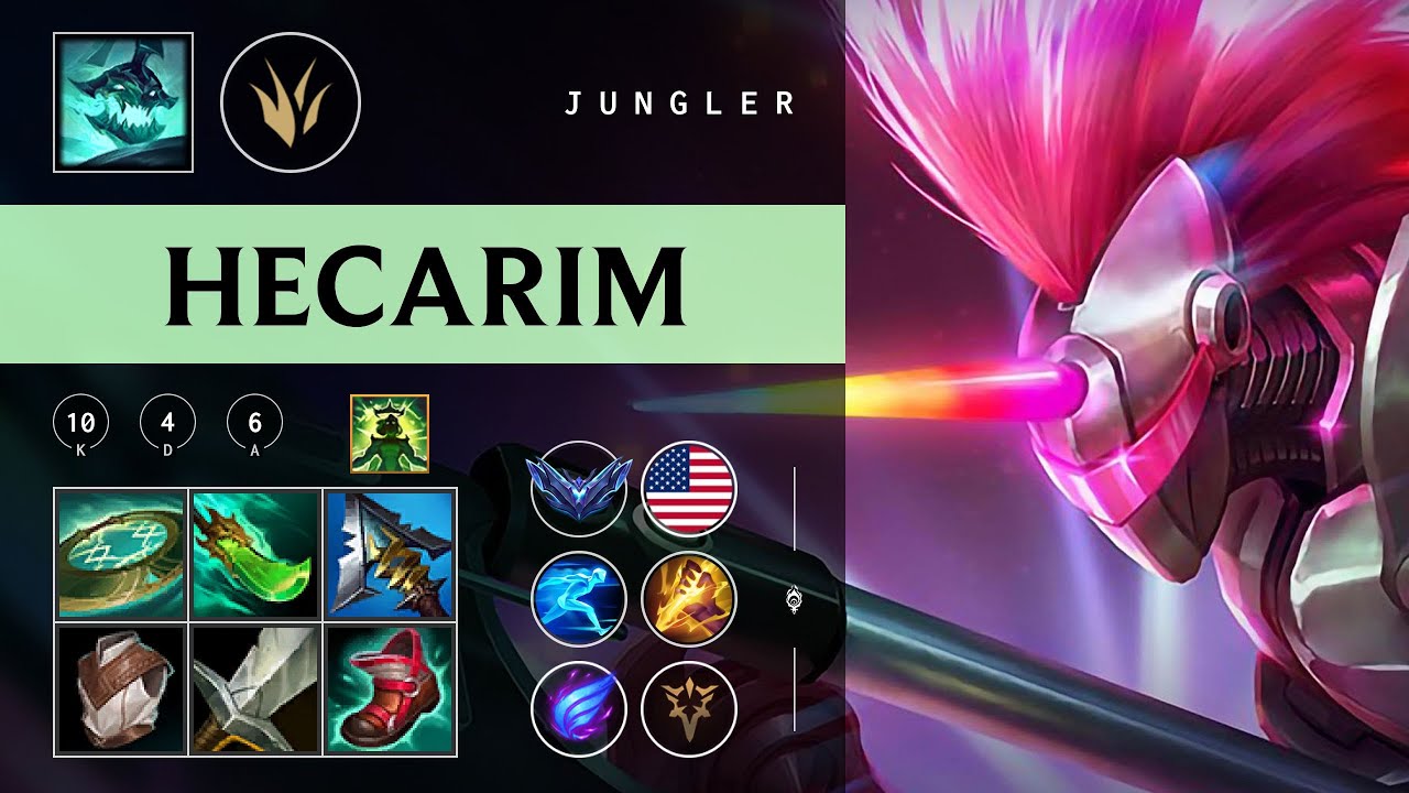 Hecarim Jungle vs Kindred - NA Diamond Patch 26.01