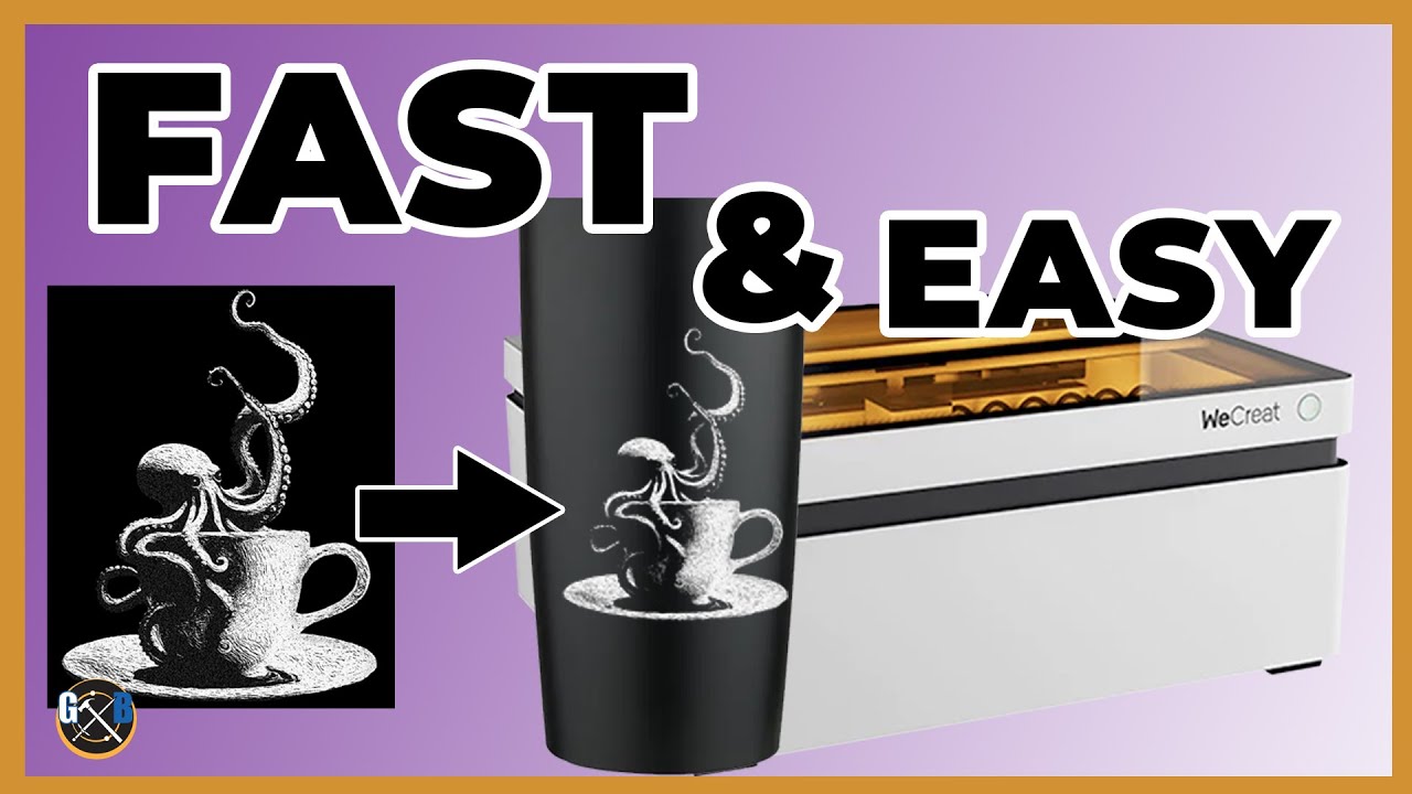 Dead Simple Tumbler Engraving with the Wecreat Vision
