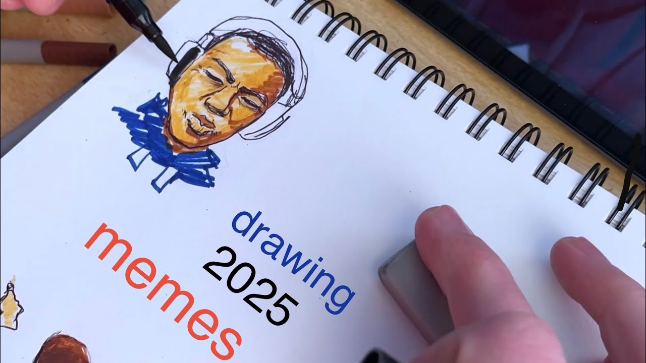 drawing 2025 memes!