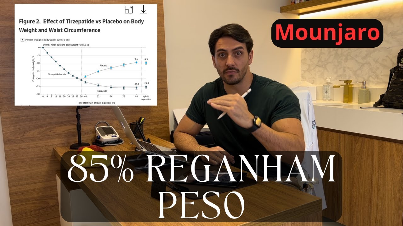 O que acontece se você parar a tirzepatida? O estudo SURMOUNT-4 explica.