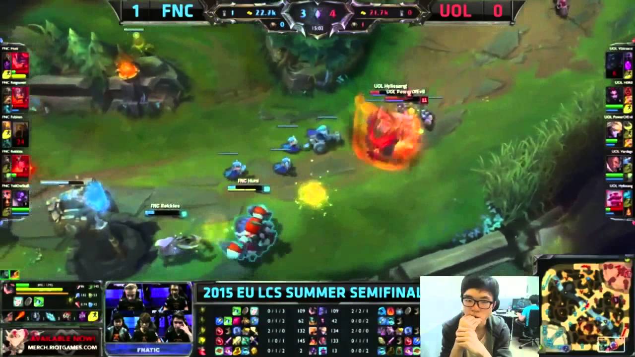 Faker reacts to Fnatic dive on UoL