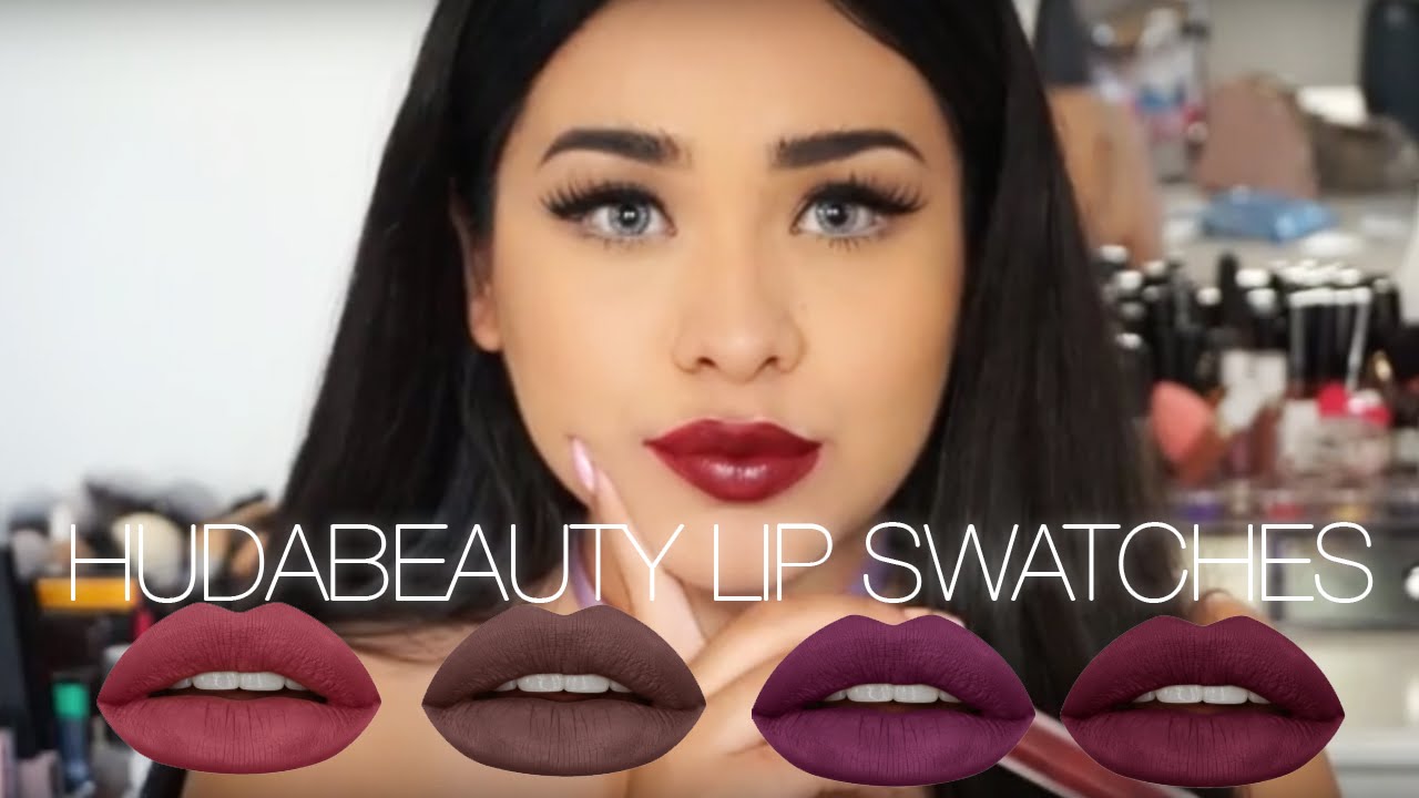 Huda Beauty Liquid Matte Swatches | 8 Colors