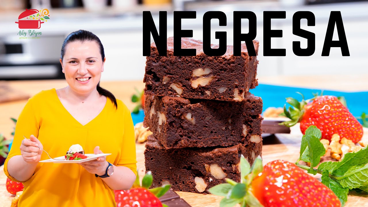 RETETA SUPER USOARA DE NEGRESA CU NUCA  #negresa #abyblajan #reteteaby
