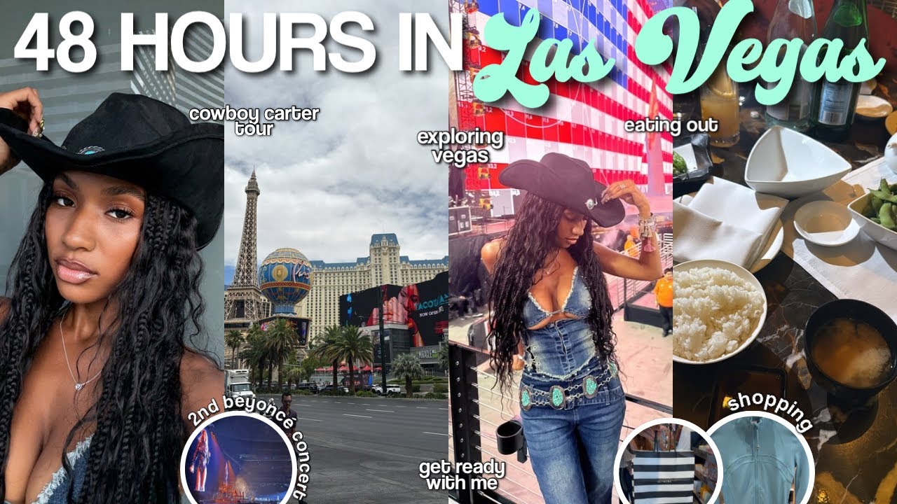 48 Hours In Las Vegas | Cowboy Carter Tour, Shopping, Eating Out, Girls Trip, Grwm + MORE