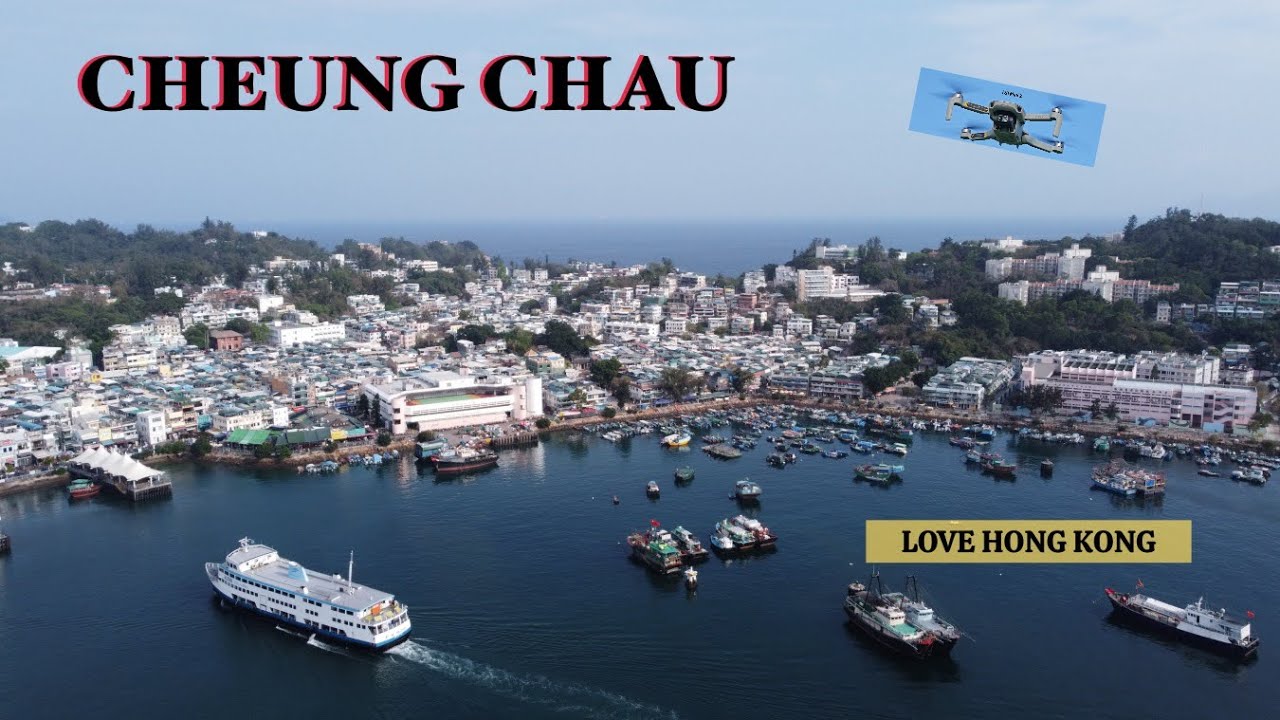 Cheung Chau Beautiful Hong Kong !  Ferry Trip HK #hongkong #hiking #ferry #drone