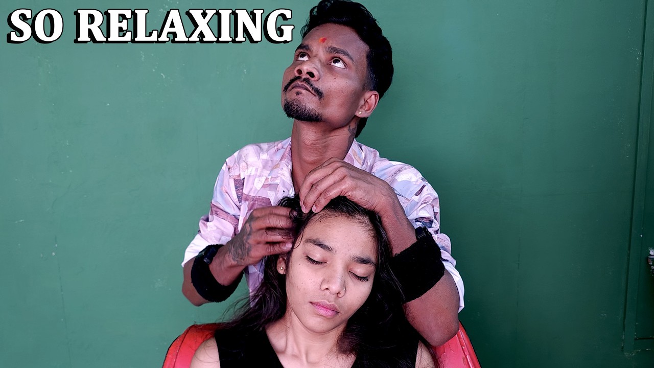 Intense Head Massage with Neck Cracking by Master Cracker