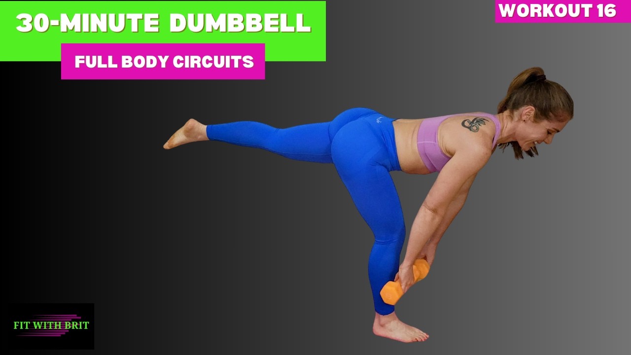 30-Minute Dumbbell Workout: Full Body Circuits