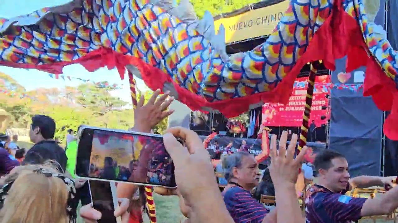 Festejo del año nuevo chico 2026 Dragones y leones Buenos Aires