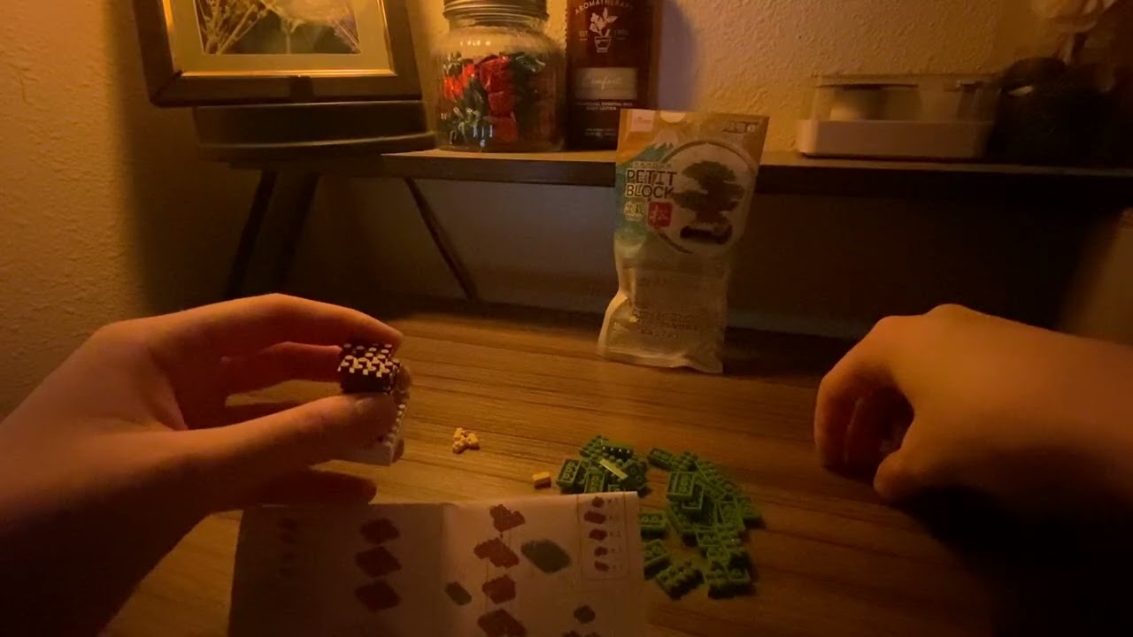 asmr building a tree 