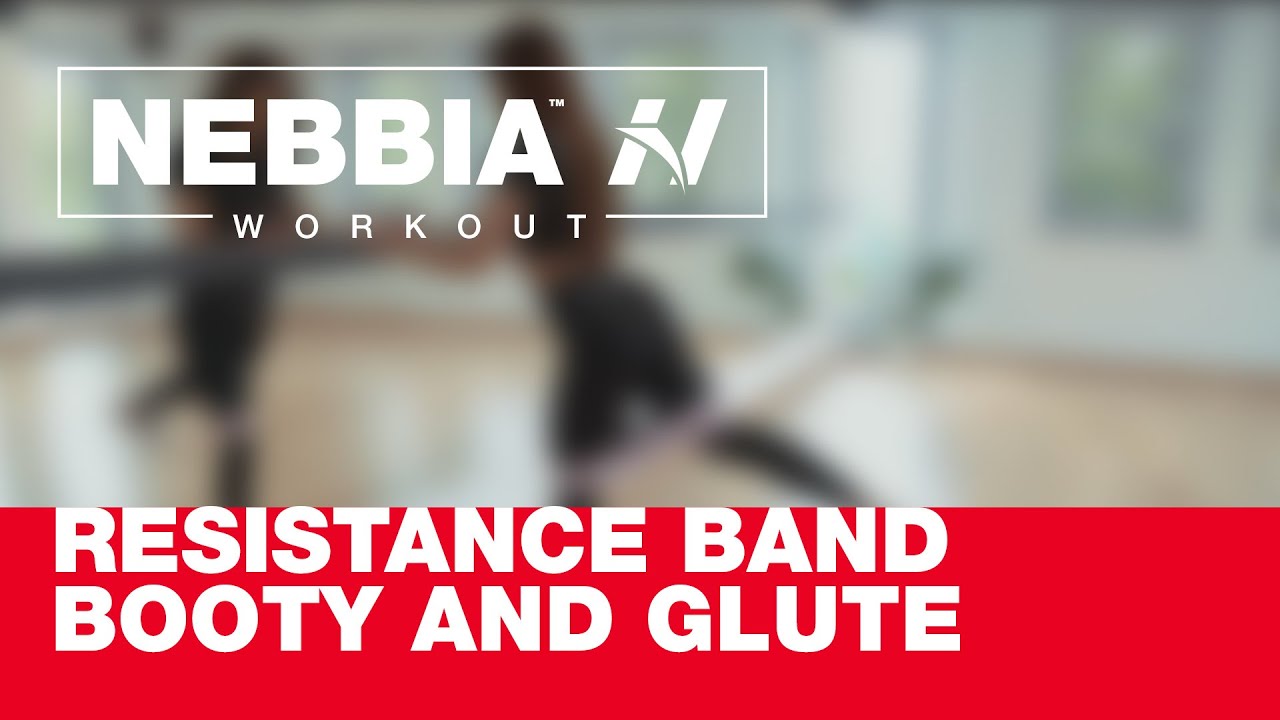 NEBBIA workout | Resistance Band BOOTY and GLUTE activation
