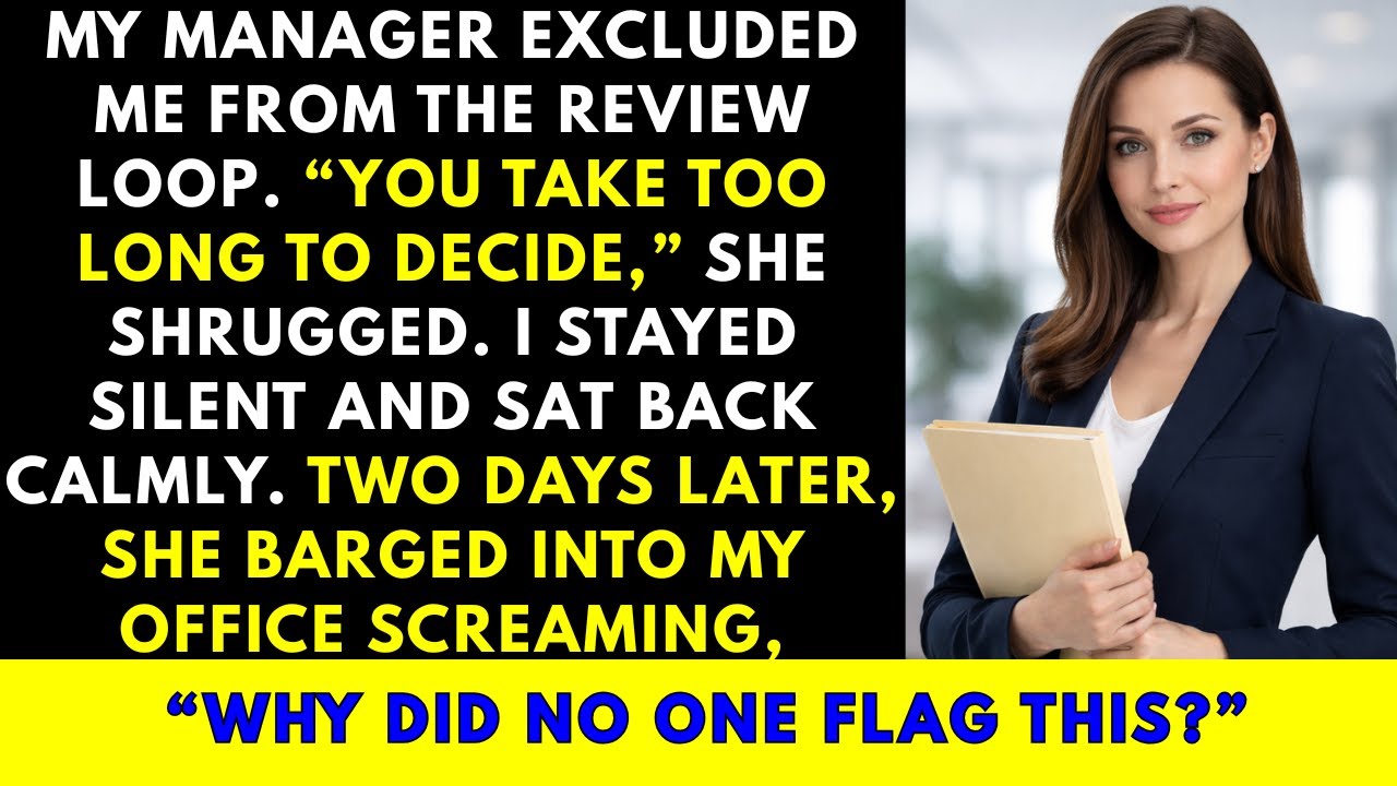My Manager blamed me for her disaster.... - Corporate Drama