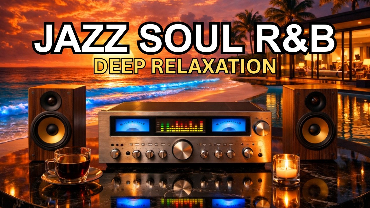 Smooth Jazz x Soulful R&B 💚 Soft Soulful Study & Relaxation Music  Chill R&B Beats for Focus & Peac
