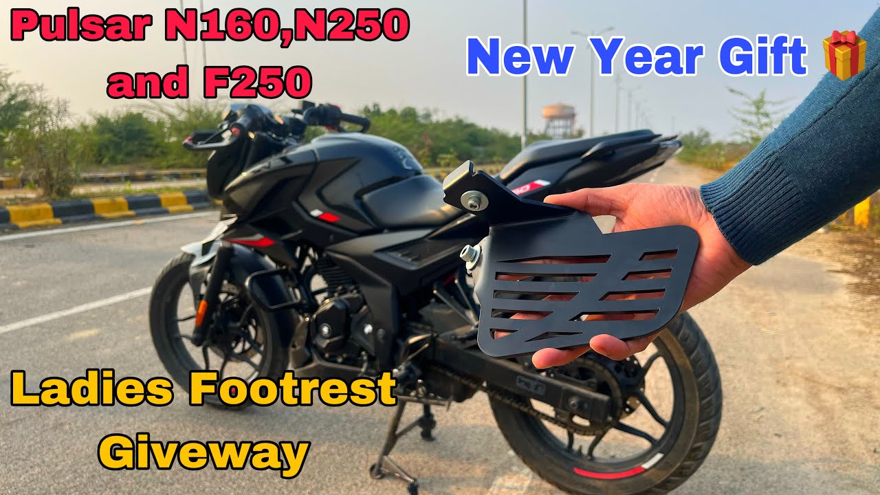 Pulsar N160 ,Pulsar N250 & F250 Ladies Footrest Installation || Take Part In Giveaway 🤗🤗