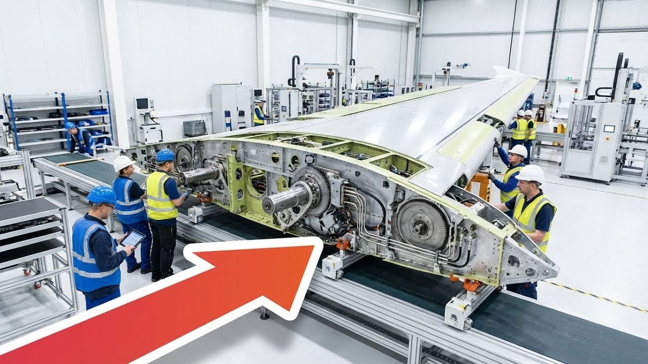 Inside the Factory: F-35C Wing Fold Mechanism Assembly, Gearbox & Lubrication Process