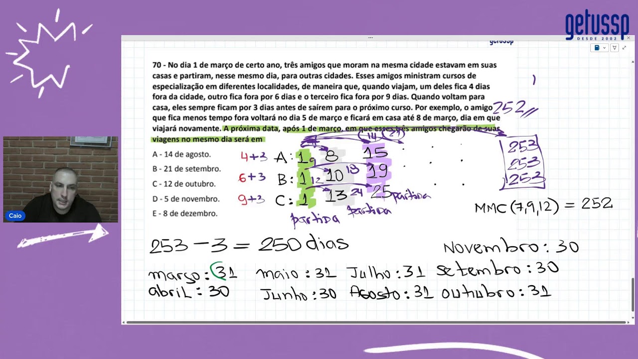Live Matemática para o TJSP - Parte 03