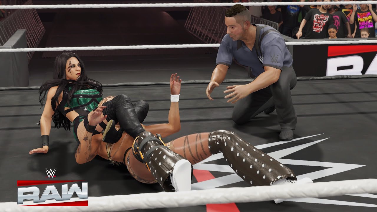 WWE 2K25 RAW : IC TITLE MATCH - SOL RUCA VS STEPHANIE VAQUER (c)