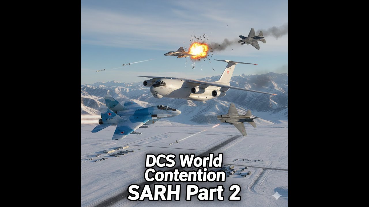The Impossible Escort: MiG-29 vs The Best of the West pt2 | Mig 29 | Contention SARH | Dcs World