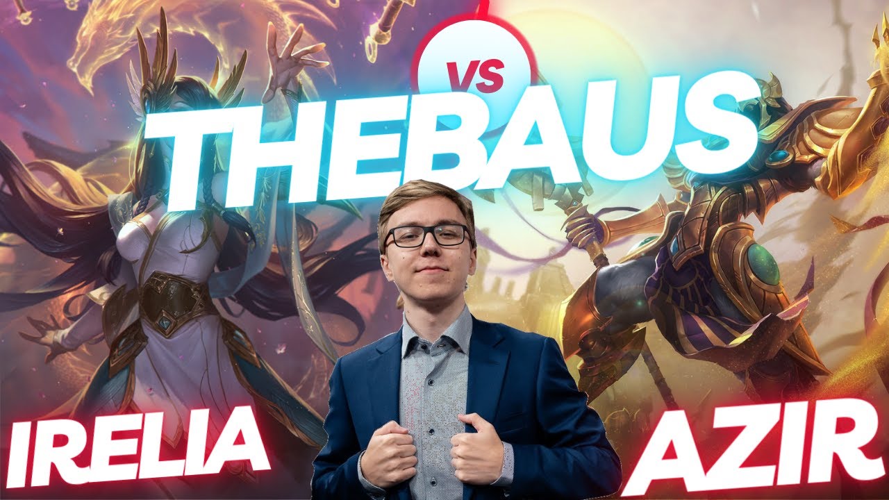 THEBAUS | IRELIA VS AZIR | MID GAMEPLAY | Patch 13.20 / Season 13 | #LeagueofLegends
