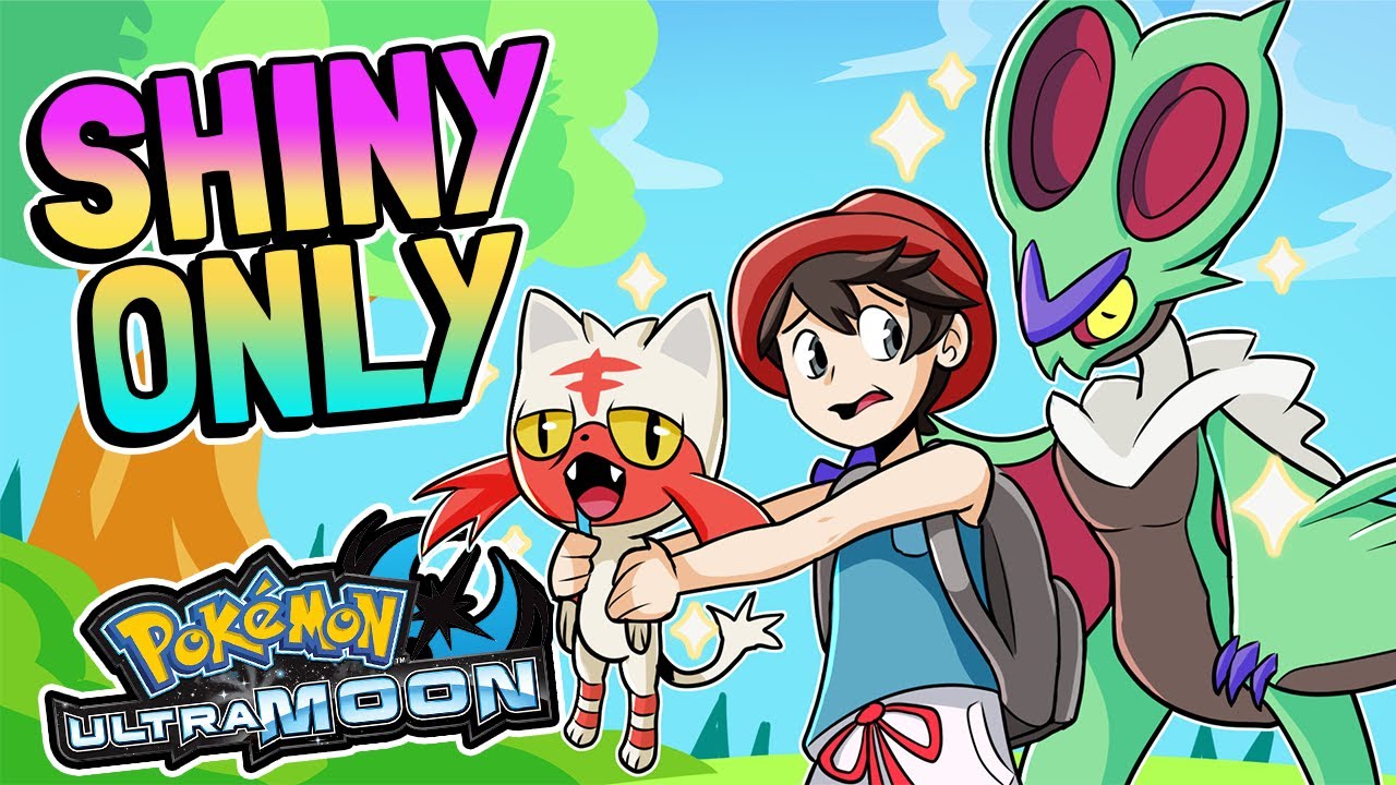 Pokemon Ultra Moon Hardcore Nuzlocke, но я могу использовать только БЛЕСТЯЩИХ покемонов!?