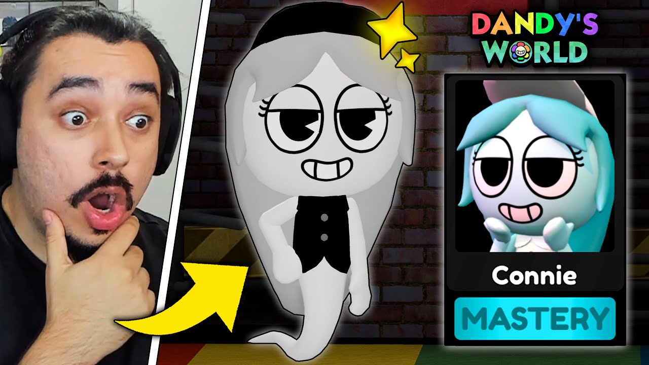 PEGANDO A MASTERY SKIN COM A CONNIE!! | DANDY'S WORLD - ROBLOX