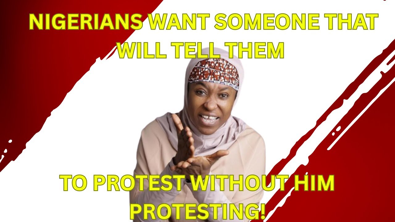 Nigerians Want Someone That Will Tell Them To Protest Without Him Protesting!