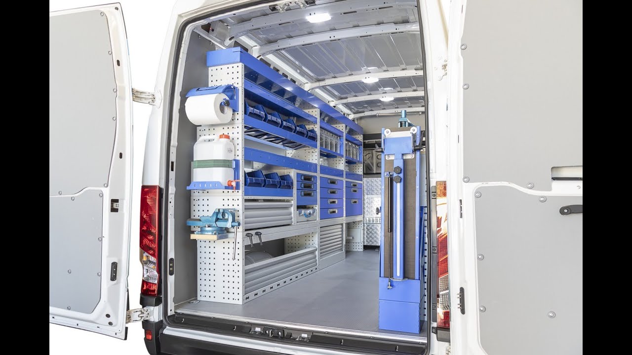 Video tutorial montare atelier mobil furgonete Tecnolam