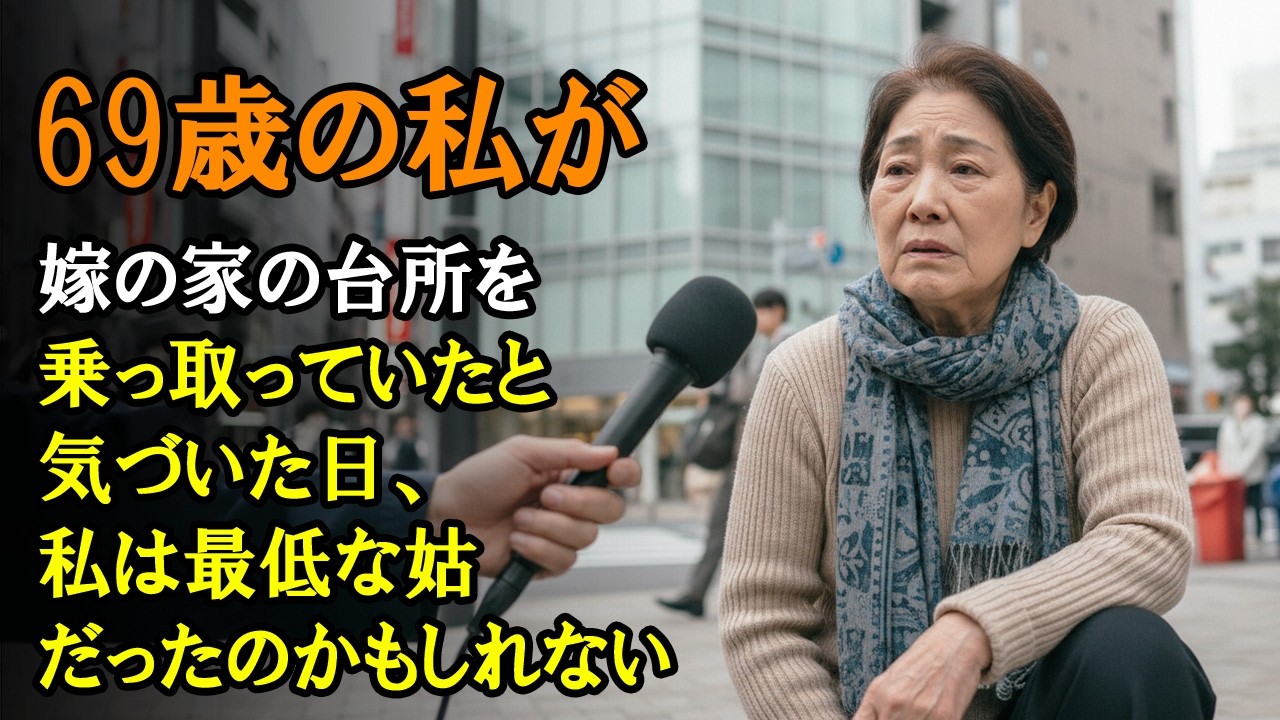 69歳の私が、嫁の家の台所を乗っ取っていたと気づいた日、私は最低な姑だったのかもしれない
