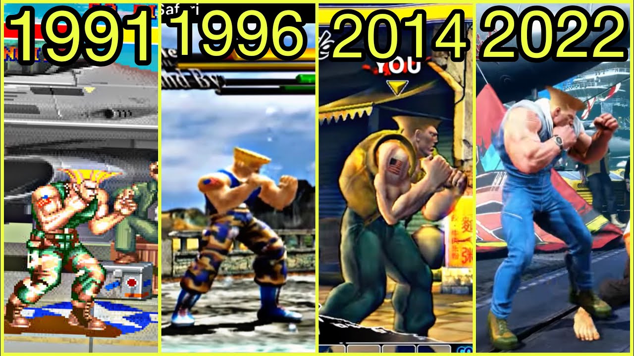 Evolution of Guile in Street Fighter [1991 - 2022]