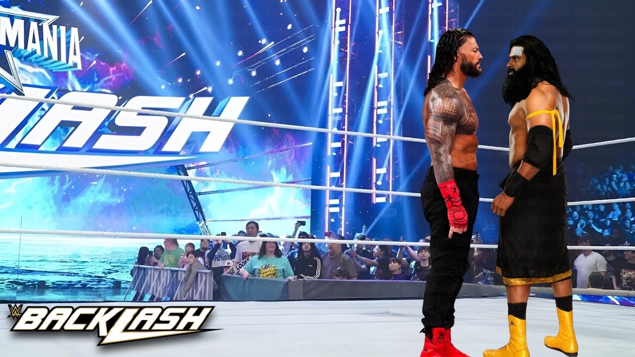 ПОЛНЫЙ МАТЧ — Вир Махан против Романа Рейнса — WWE BACKLASH 2023