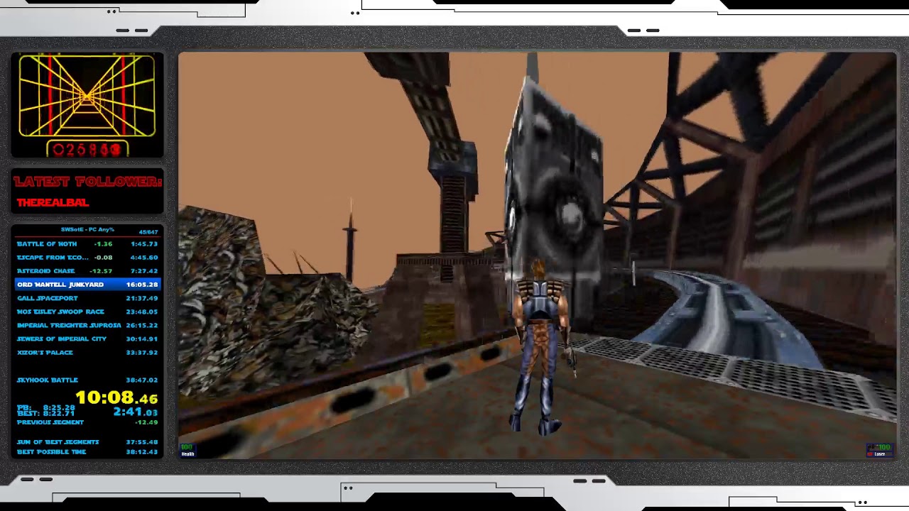 Star Wars: Shadows of the Empire PC Any% 38:40 Speedrun