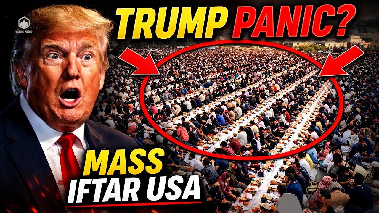 Паника из-за Трампа? Массовый ифтар в Америке стал вирусным – тысячи мусульман приняли в нем учас...