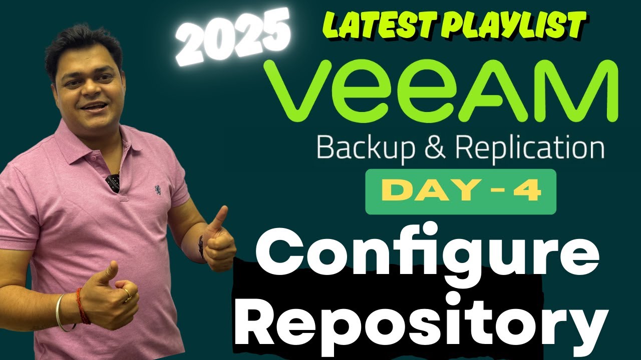 What is work of Repository in Veeam Backup Step by Step Guide ! DAY-4