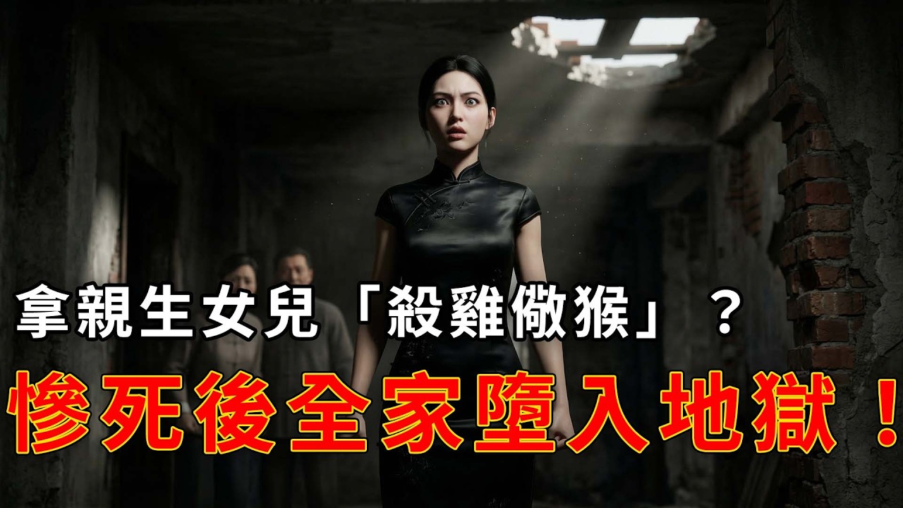 親生父母竟拿我「殺雞儆猴」管教繼子女？七歲的我慘死廢墟，這對偏心夫妻終迎最慘烈報應！