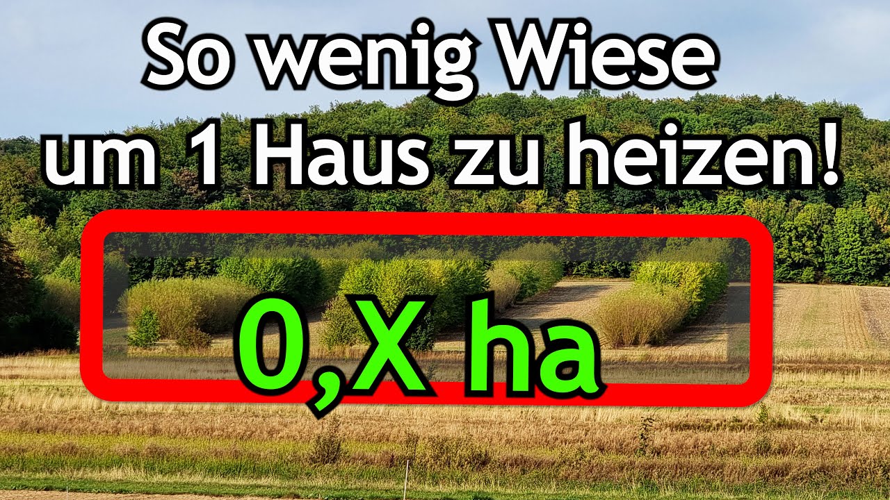 Wie viel ha KUP 🌱 brauche ich um ein Haus zu heizen?