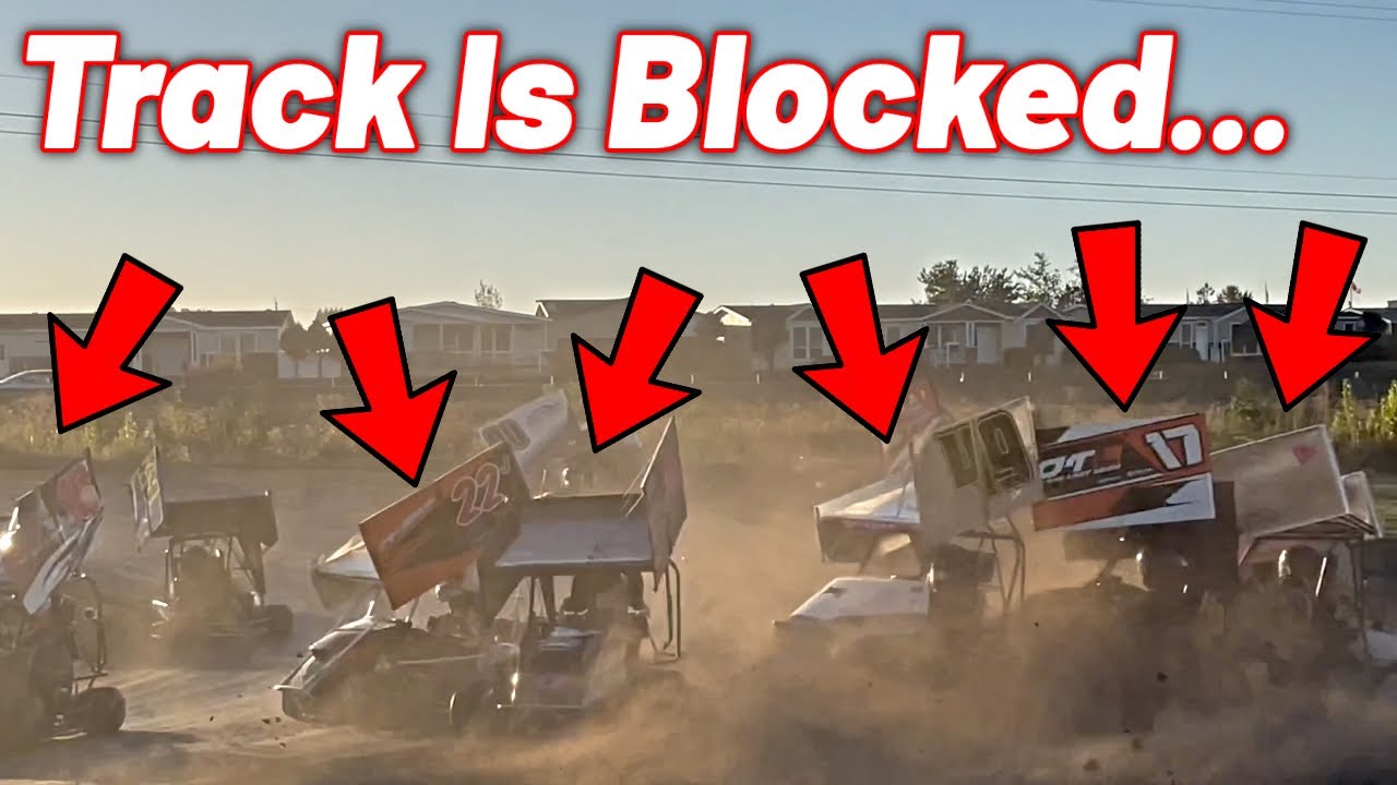 This Crash Wiped Out Half The Field....Crazy Outlaw Kart Racing For $3500 in Albany!