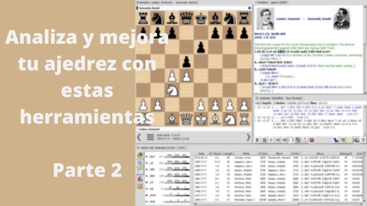 Aplicaciones de gestión de Bases de Datos de Ajedrez - Parte 2 | SCID