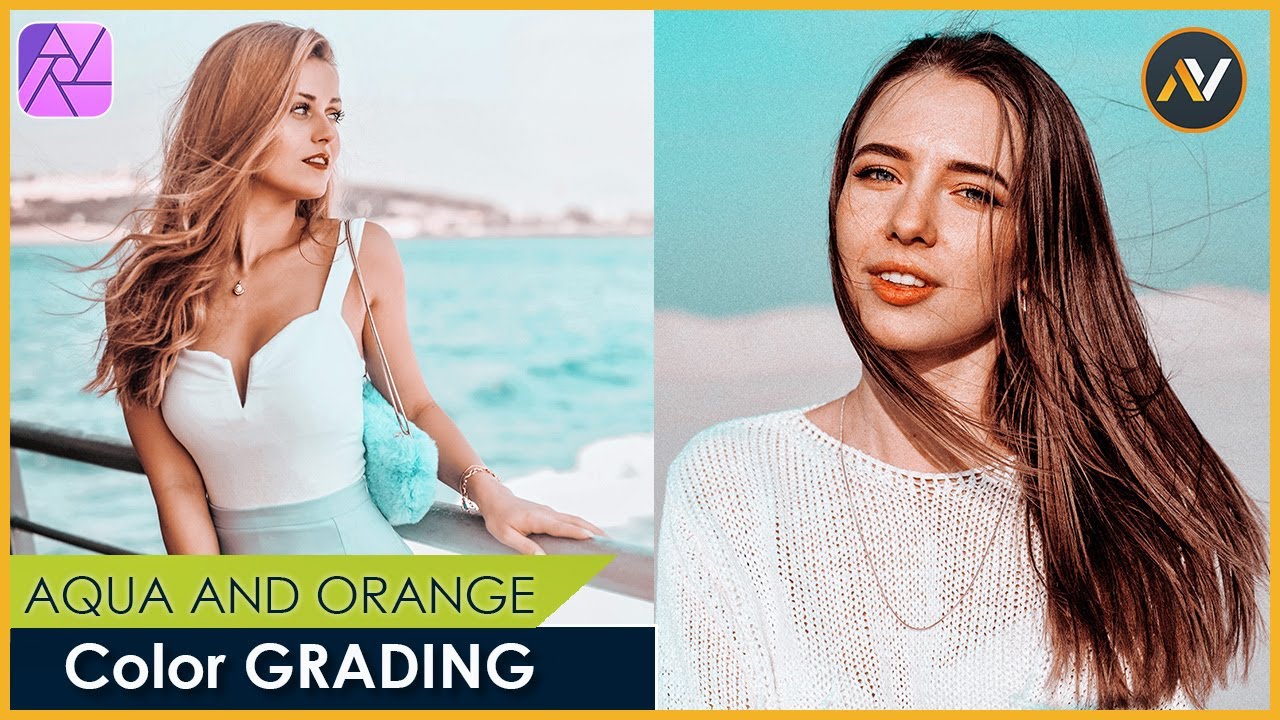 Affinity Photo Tutorial | Aqua and Orange Color Grading Effect in Affinity Photo