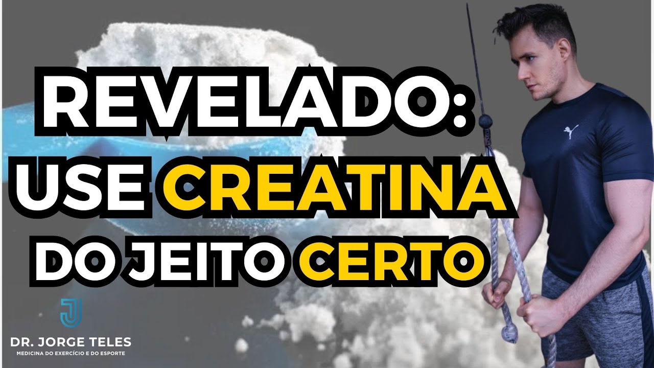 COMO TOMAR CREATINA CORRETAMENTE?