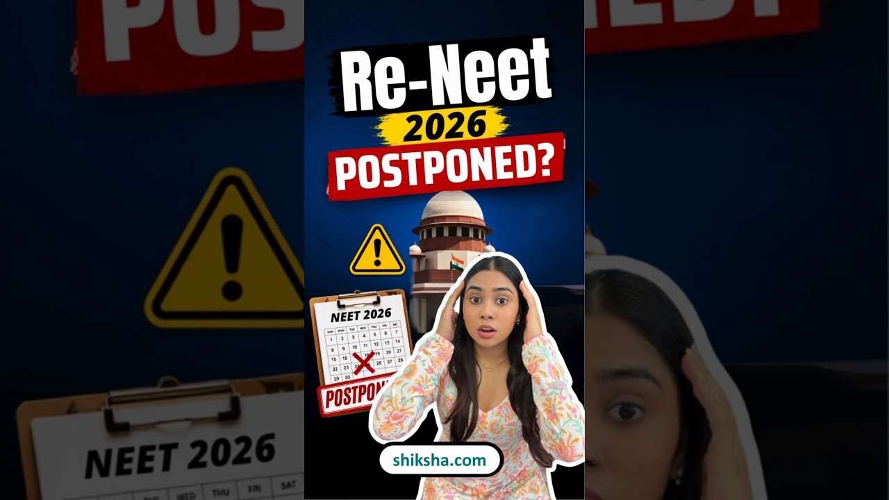 Re NEET Postponed? Re NEET 2026 Preparation, Re NEET 2026 Postponed, Re NEET Paper leak 2026 #neet