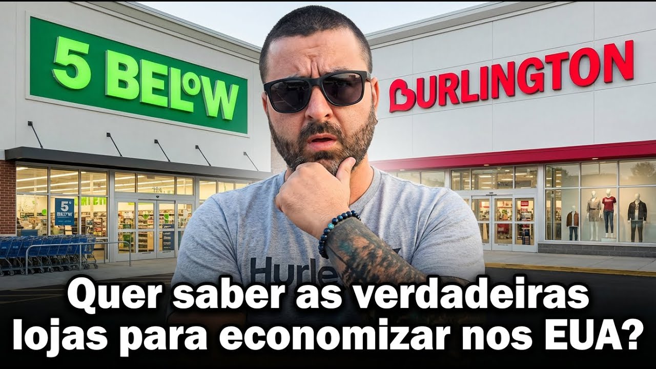 COMPRAS BARATAS nos EUA 🛒 5 Below e Burlington | O que vale a pena, pre&ccedil;os e dicas pra economizar