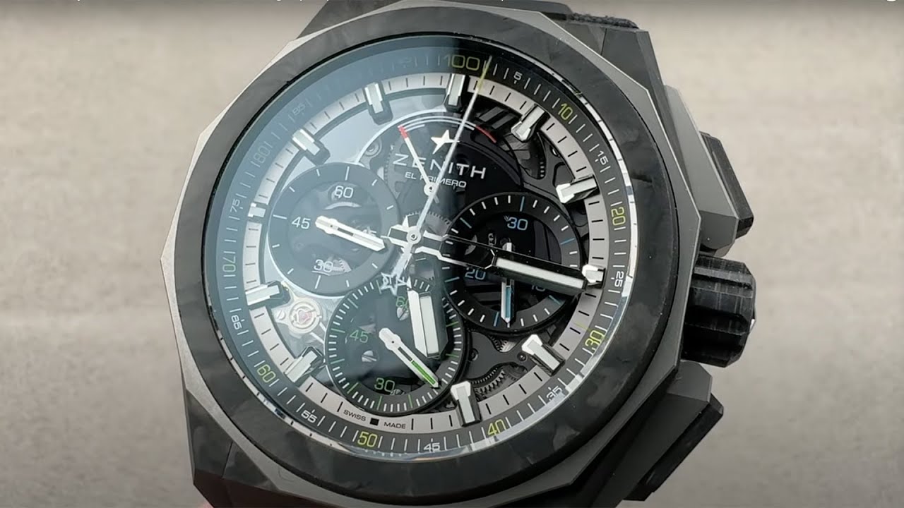 Zenith Defy Extreme Carbon Chronograph (10.9100.9004/22.I200) - Hands On Review & Features