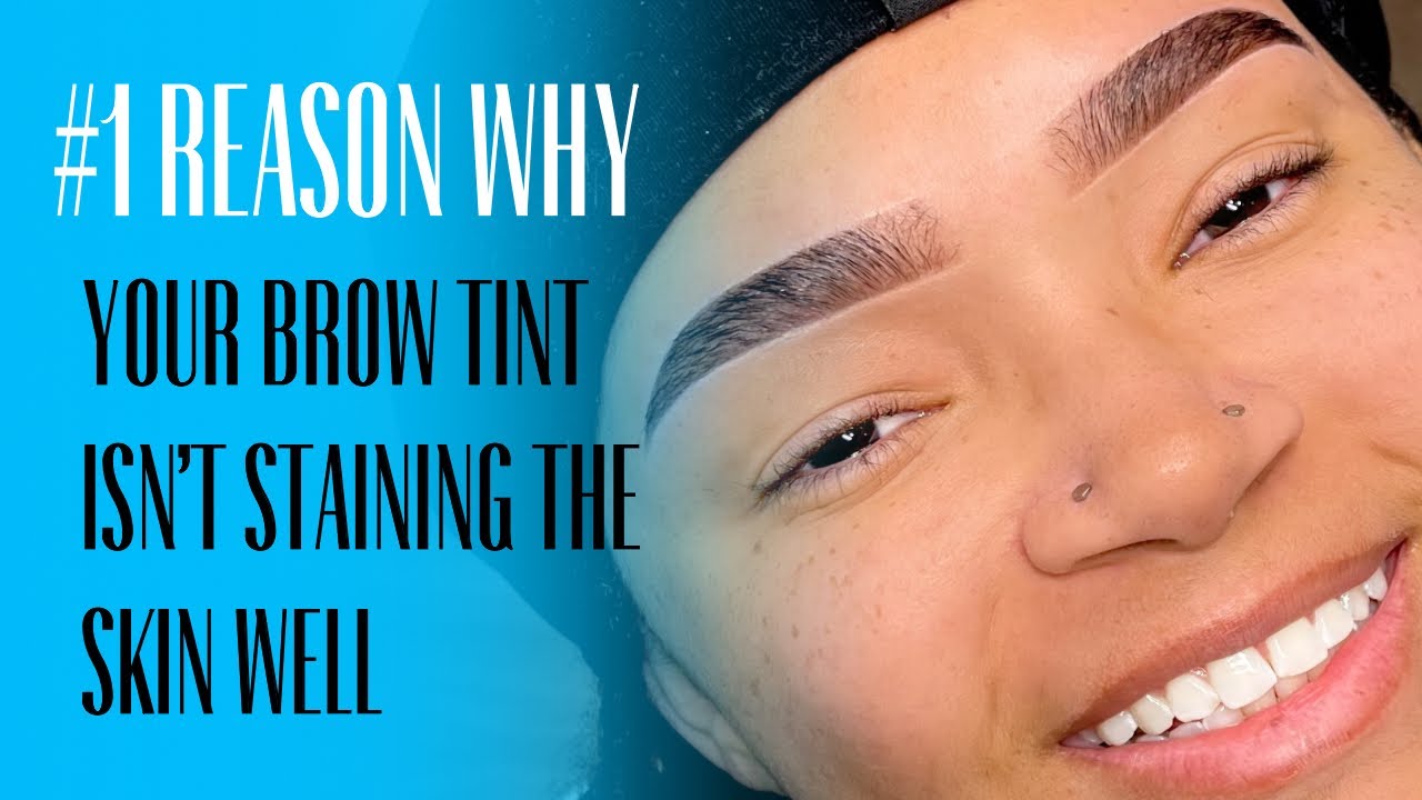 How To Prep Skin For A GREAT Brow Tint! … (the tip nobody told you until now.) 👀