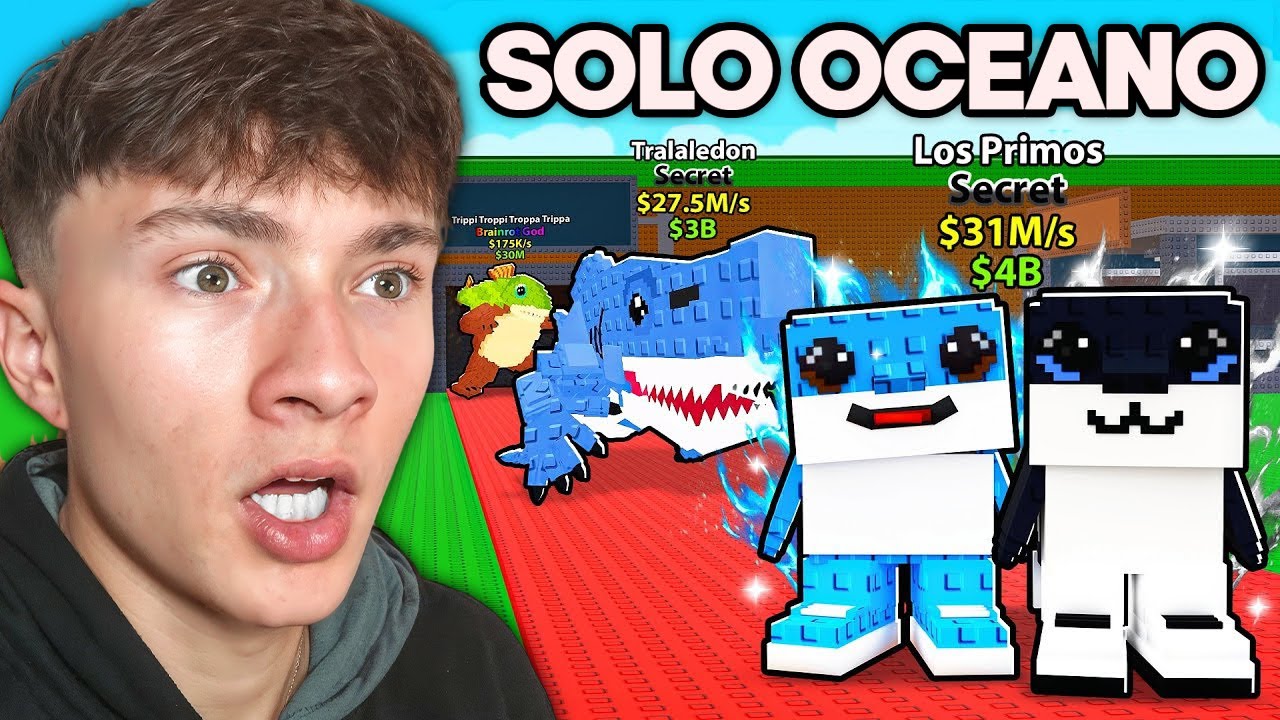 Da 0$ a 1$ Trilione USANDO solo BRAINROT dell'OCEANO!
