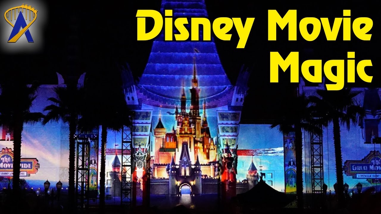 Disney Movie Magic nighttime projection show at Disney's Hollywood Studios