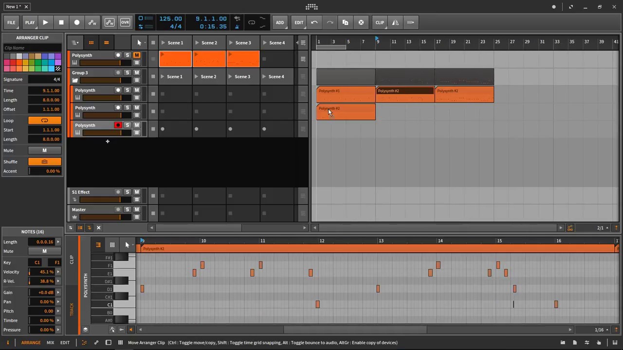 How to Bitwig - Recording Separate Takes with Predefined Length and Behavior